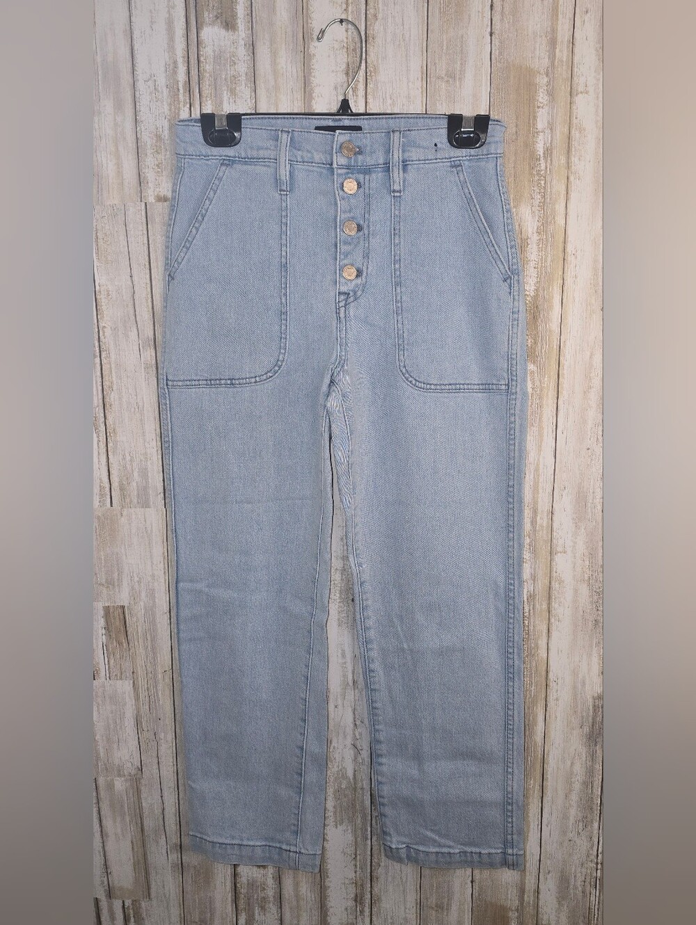 Straigh Leg Crop Jean Indigo Cove Wash  Women's Jeans - Light Blue
